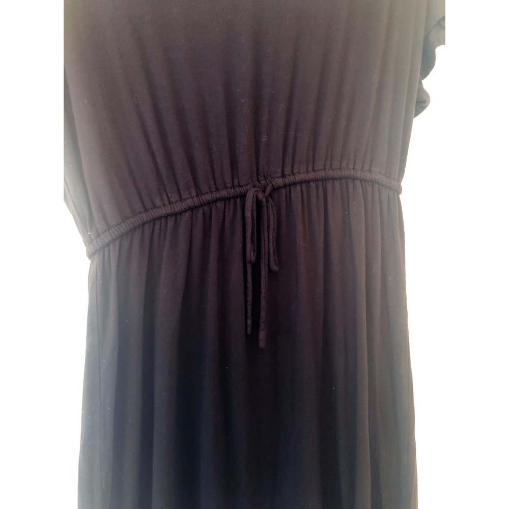 J.Crew Black Short Sleeve Dress | V-Neck | XS | Effortless Everyday Classic - Picture 5 of 8